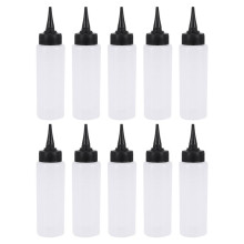 10X 150Ml Salon Hair Color Measuring Applicator Bottle Scale Hairdressing Tool
