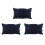 3X Double-Sided Flocking Pillow Inflatable Portable Foldable Pillow for Camping/ Traveling/ Office 2
