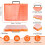 48 Grids Large Plastic Organizer Box with Adjustable Dividers, Beads Storage Containers Compartment Tackle Box Case 7