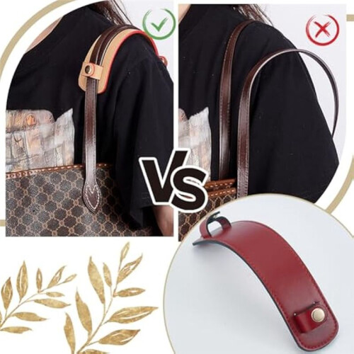 5pcs Shoulder Strap Pads,Handbag Handle Wrap Cover, Replacement Strap Protector for Tote Bag,Backpack,Travel Bag 1