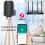 Tuya ZigBee  Radiator Actuator TRV Programmable Thermostatic Radiator Valve App Remote Temperature Controller Black 3