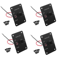 4X Marine Boat Anchor Windlass Return Toggle Aluminum Plate 2 Way Led Light /Down Toggle Anchor Winch
