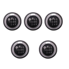 5X Car 6 Speed Abs Plastic Mt Gear Shift Knob for 1.8Mt 2007-2013 / Rav4 Avensis Yaris D4D Urban Lever
