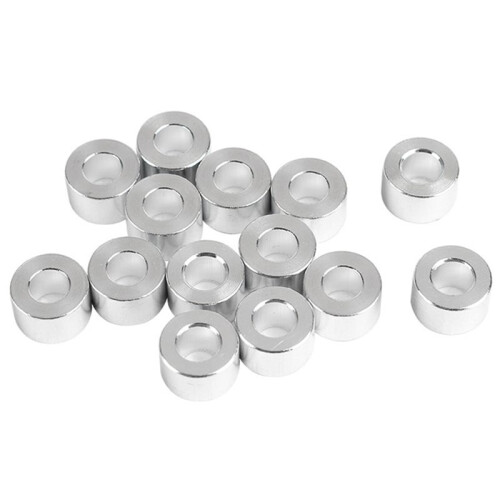 50X Aluminum Column Flat Gasket Bushing 6mm Aluminum Bushing Aluminum Barrier 3D Printer Accessories for 1