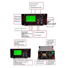 120V 20A Step-/Step-Down Adjustable 720W MPPT Solar Cell Charging Control Anti-Reverse Charging and Automatic Stop