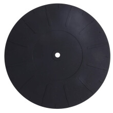 7 Inch Turntable Platter Mat Rubber Silicone Turntable Slipmat Pad for All LP Vinyl Record Players