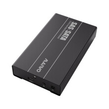MAIWO Obudowa Zewnętrznego Dysku Twardego SAS/ 2,5/3,5 Cala, Stacja Dokująca do Dysków Twardych do Typu C, Obsługuje Maks. 30 Dysków HDD/SSD