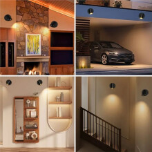 Lampa Ścienna LED z Akumulatorem, Magnetyczna, Bezprzewodowa, 360, Sterowana Dotykowo, Ściemnialna, do Czytania, Nauki i Oświetlenia Domowego