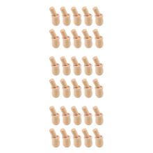 30X Wooden Peg People Nesting Set Wood Peg Dolls Kids DIY Montessori Toy