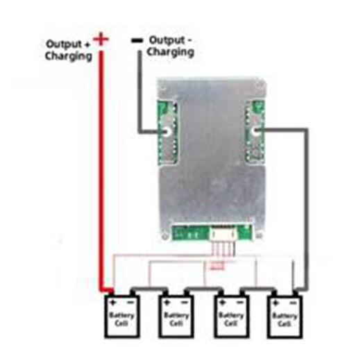 12V Lithium Battery Protection Board (4 Series Lithium Iron Phosphate Battery) 100A with Equalization Charging 1