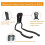 Garden Tool Hanger Wall Hooks, Weed Eater & String Trimmer Rack, Garage Tool Organizer Hooks, 4 Pack 3