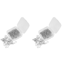 300 Pieces  S Hooks Connectors Metal S-Shaped Wire Hook Hangers for DIY Crafts, Hanging Jewelry, Key Chain and Tags
