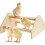 Supporto In Legno per Pappagalli, Supporto per Addestramento di Galli e Galline, Supporto per Uccelli, Supporto per Pulcini, Supporto per Galline, 4