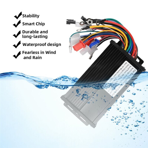 Sine Wave 500W 36V/48V/60V/72V 30A Three-Mode Silent Brushless Motor Controller for E-Bikes 2