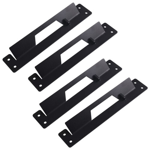 4pcs Small Mounting Brackets Mounting Plate Brackets Mounting Plate Brackets Cleats