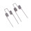 10PCS Double Torsion Spring 1.1 Wire Diameter 10.5mm Outside Diameter Strong Torsional Spring 4