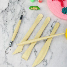 40-Delige Set Kleisculptuurgereedschap, Pottenbakkersgereedschap voor Stippelen, Snijden, Vormen en Modelleren van Luchtdrogende Klei