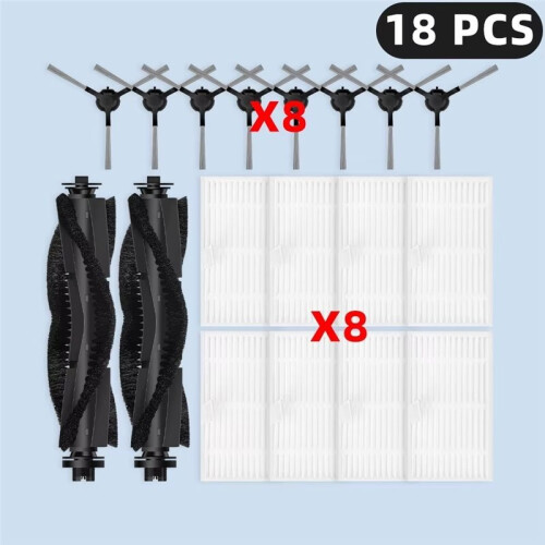 For  Q10 / Q20  Replacement Parts Accessories Main Side Brush Filter 1