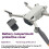 Battery Dust Cover for   5 Pro/4/ 3 Pro Battery Compartment Dust Cover Moisture-Proof Protective Cover 2