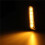 3X Motorcycle LED Highway Bar Switchback Driving Light/Turn Signal Light for (Black) 4