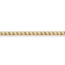(16) Jewelco London Unisex Solid 9ct Yellow Gold Flat Curb 1.5mm Gauge Pendant Chain Necklace - JCN076A