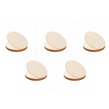 50PCS Natural Wood Pieces Slice Round Unfinished Wooden Discs for Crafts Centerpieces DIY Christmas Ornaments 4Inch