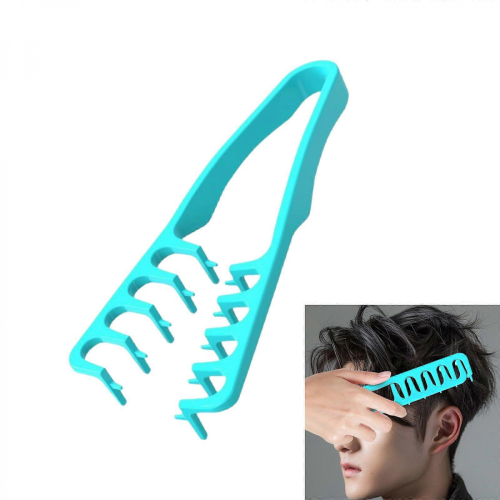 Salon Grade Volumizing Comb With Static Control ABS Construction Multifunctional Teeth Design Blue 1