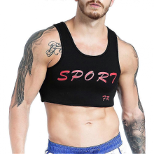 Chaleco deportivo de neopreno para hombre con protección pectoral para entrenamiento con mancuernas de fútbol americano y gimnasio