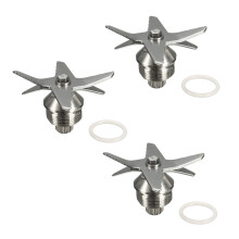 3Pc Ice-Crushing Blender Blade Parts with Sealing Ring for 5200 Series