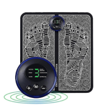 Appareil de massage électrique EMS pour la circulation sanguine et la réflexologie plantaire - 6 modes, 9 intensités_xush