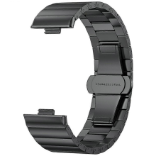 Bracelet de montre de remplacement en acier inoxydable compatible avec les montres Huawei Watch Fit 4 / 4 Pro