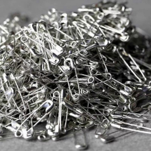 Lot de 1000 épingles de sûreté, épingles de sûreté en métal argenté, épingles à coudre, pinces à vêtements, outil, épingles de sûr