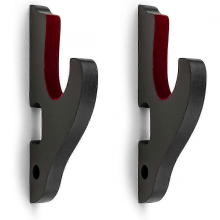 Support mural pour sabre (lot de 2) - Crochet rembourré à 1 niveau - Porte-katana - Support de présentation réglable pour sabre de