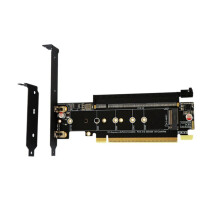 PCIe 4.0 X16 to X8 256Gbps M.2 NVMe Adapter Card Support Card SSD Solid State Drive Converter Riser Card