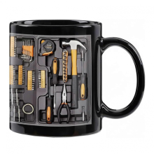 Einzigartiger Werkzeugkasten-Becher – die perfekte Geschenkidee für Kaffeeliebhaber – großes Fassungsvermögen und auslaufsicher