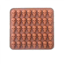 Silikonformen in Totenkopfform für Süßigkeiten, Eiswürfel, Gelee, Mädchen, Jungen, Partys, Urlaub und Feiertage (26 Stück)