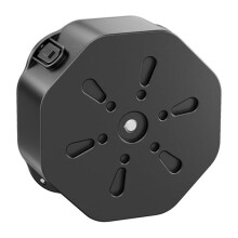 Fishing Camera Reel Fish Finder Reel Hand-Crank Reel Instrument Winding Drum Bracket Base Fixation Screen Wheel Black