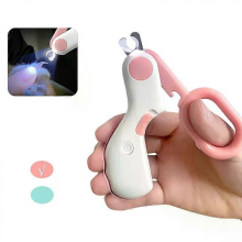 Professionele nagelknipper voor huisdieren met LED-verlichting, nagelknipper voor kleine honden en katten, schaar voor het verzorg