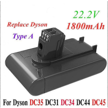 Compatibel met Dyson DC31, DC35, DC44 en DC45 serie draadloze stofzuigers met lithium-ionbatterij van 22,2 V en 2000 mAh (alleen