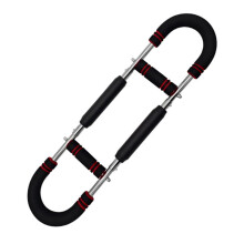 Twister Arm Trainer met Verstelbare (40 Kg), 4 Veren, Antislip Handgrepen - Borsttrainer Apparatuur Zwart Rood