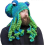 Gebreide wintermuts, octopus/inktvismuts - octopus kostuummuts 1