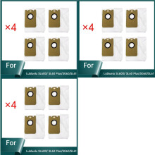12 Bolsas para Aspiradoras Lubluelu SL60D/SL60 /SG60/SL61. Bolsas para Aspiradoras Diseñadas para Durar y Funcionar Correctamente.