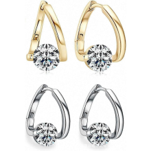 pares de pendientes de germanio Lymphvity para mujer, joyería para terapia linfática, regalo ideal.