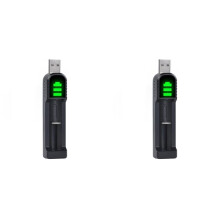 2X 1.2V AAAA Ni-MH Rechargeable Battery for Stylus Pen Toys Earphone, USB Charger for Capacitive Pen