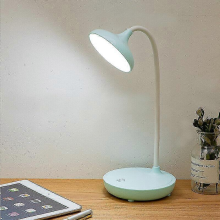 Lámpara de mesilla de noche, 27 cm, control táctil flexible, batería de larga duración de 3600 mAh.