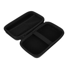 1Thermometer Pouch Zwart Stootbestendig Met Mesh Vak En Rits