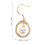 1Paar Premium Titanium Damesoorbellen Parelaccessoires 2