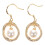 1Paar Premium Titanium Damesoorbellen Parelaccessoires 5