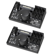 2Pcs Computer Fan Speed Controller/High Power Hub Controller NAS Server Fan Speed Control PWM Speed Regulation