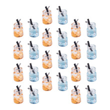 30St Assorti Mini Jar Charm DIY Hangertjes Voor Sieraden